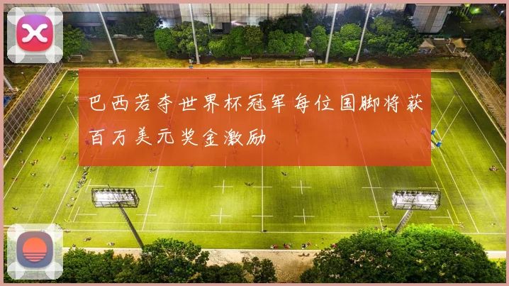 巴西若夺世界杯冠军每位国脚将获百万美元奖金激励